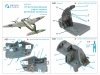 Quinta Studio QD72253 DH Mosquito B Mk.IV/PR Mk.IV 3D-Printed & coloured Interior on decal paper (Tamiya) 1/72